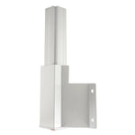 Outside Corner Side Mount Post Bracket - White