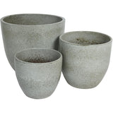 Off-White Matteo Ceramic Planters - 3 Piece, Assortment