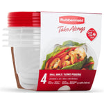 TakeAlongs Medium Rectangle Food Containers - 757 ml, 4 Pack