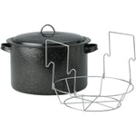 11 Quart 7 Jar Black Enamel Canner