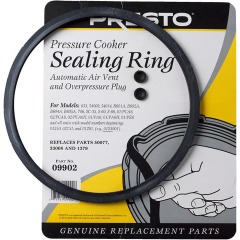 Presto Pressure Cooker Sealing Ring/Safety Plugpack