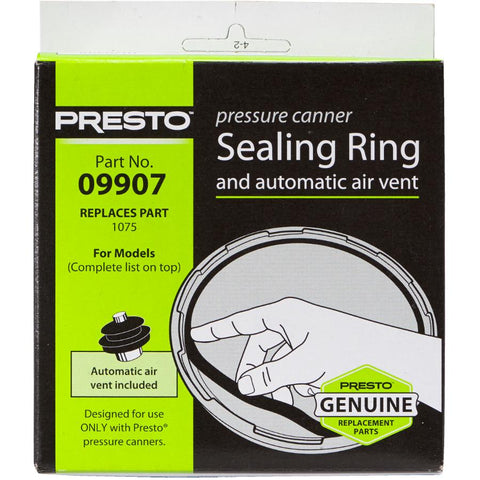 Presto 09907 Pressure Canner Sealing Ring/Automatic Air Vent Pack