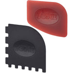 Lodge Pan and Grill Scraper, Set of 2, Red/Black