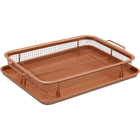 Gotham Steel 1421 Crisper Tray, Copper, 12" x 9"