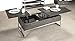 F3 FURNITURE FASHION FORWARD Grey Coffee Table with Dual Lift Top (3510-30)