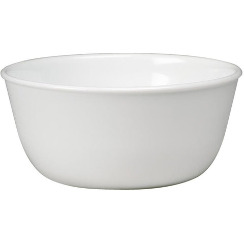 Corelle  1032595 Corelle Livingware 28Ounce Super SoupCereal Bowl Winter Frost White, Clear