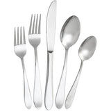 DAVID SHAW PRD0974 20 Piece Grand Flatware Set, Silver