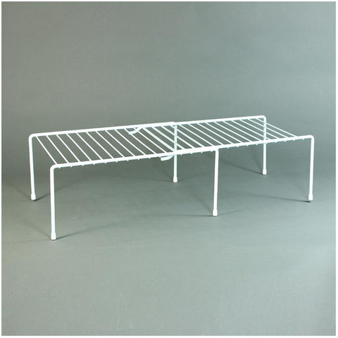 12 inch(s) White Wire Expandable Cupboard Shelf