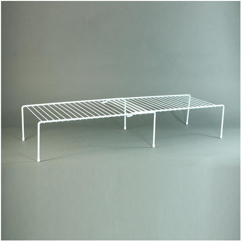 17 inch(s) White Wire Expandable Cupboard Shelf
