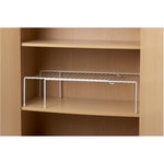 17 inch(s) White Wire Expandable Cupboard Shelf