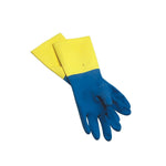 Unisex Extra Large Heavy Duty Long Cuff Latex Rubber Coated Work Gloves