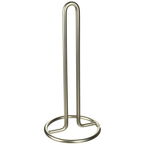 Satin Nickel Euro Upright Paper Towel Holder