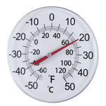 12 inch(s) Black/White Dial Thermometer