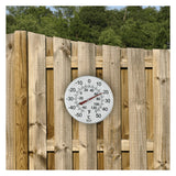 12 inch(s) Black/White Dial Thermometer