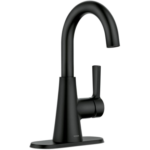 Mikah Single Handle Lavatory Faucet - Matte Black