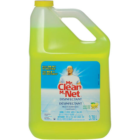 Mr Clean Multi Surface Cleaner, Antibacterial Disinfectant, Summer Citrus Scent, 3.78L