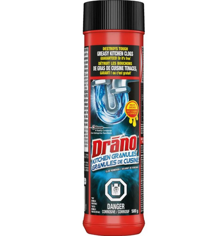 Drano Professional Strength Crystals Clog Remover - 500g