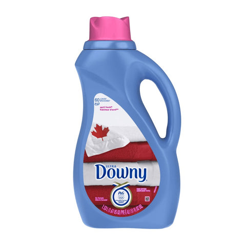 Downy Ultra Fabric Softener Liquid, April Fresh Fabric Conditioner, 1.53 L (60 Loads) - Packaging May Vary