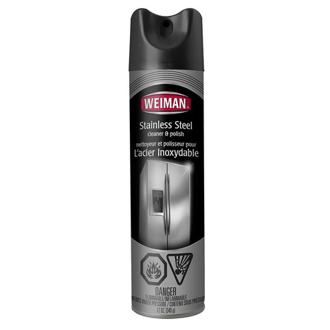 Weiman Stainless Steel Cleaner & Polish Aerosol, 12 oz.