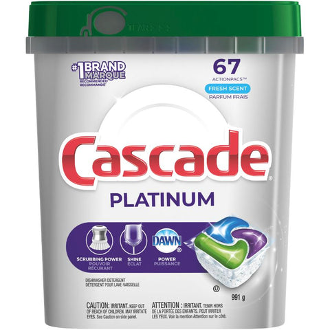 Platinum Action Pacs Dishwasher Detergent - 67 Pack