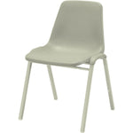 Grey Plastic Stacking Chair