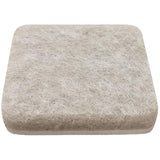 1" Heavy Duty Square Felt Pads - 16 Pack