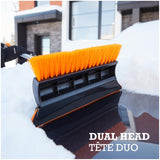 Telescopic Snow Broom with Squeegee - 55"