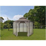 Pinnacle Soft Top Gazebo - with Net, 13' x 13'