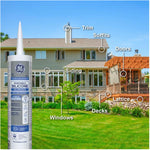 Paintable Window & Door Silicone Sealant - White, 299 ml