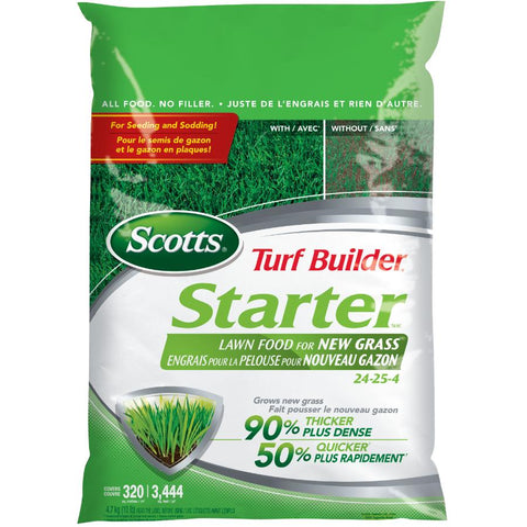 Scotts 3219 Turf Builder Starter Lawn Food for New Grass 24-25-4