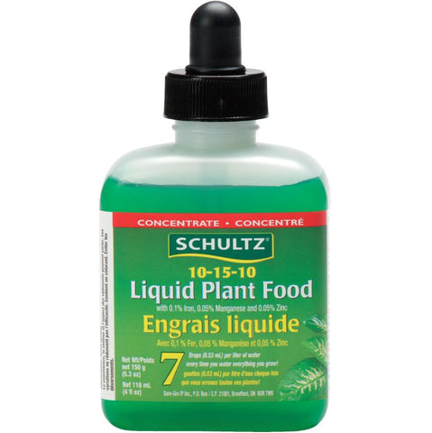 Schultz All Purpose Liquid Plant Food 10-15-10, 4 oz (1 Count)