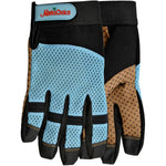 Ladies Medium Mesh Back Garden Gloves, Assorted Colours