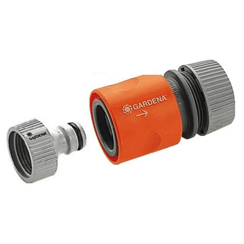 GARDENA 36929 Repair Connector for (5/8'') Hose, Orange and Grey
