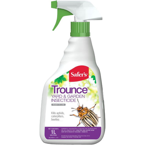 Safer's 21-5058CAN Trounce Yard & Garden Insecticide 1L Ready-to-Use Spray