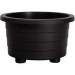 18 inch(s) Black Round Patio Planter