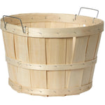 Wooden 1/2 Bushel Basket, with Handles