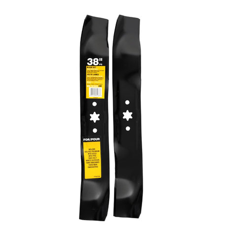 MTD 490-110-N114 38-Inch Replacement Blade Set, Black