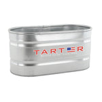 100 Gal Galvanized Oval Stock Tank