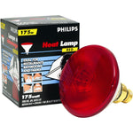 Philips 232306 Incandescent 175W PAR38 Heat Lamp Red