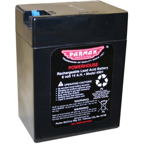 Parmak 901 6-Volt Gel Cell Battery for Solar Powered Electric Fences