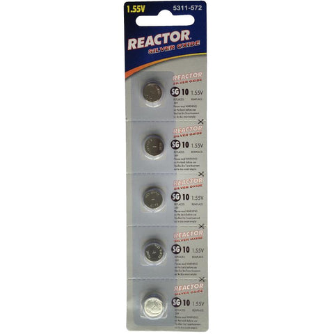 1.55 Volt 389/390 Watch and Electronics Batteries - 5 Pack