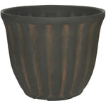 14.6" Polystone Goblet Planter - Black