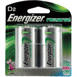 Recharge NiMH Recharcheable D Batteries - 2 Pack