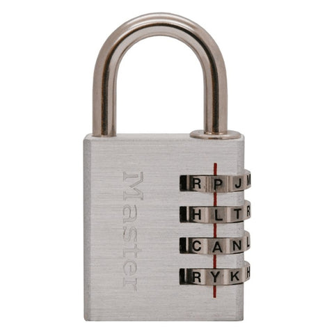 Master Lock 643DWD Set Your Own Password Combination Lock, Aluminum