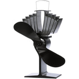 Ecofan - AirMax 812AMXBX AirMax Large Heat Powered Wood Stove Fan, Made in Canada, Black