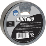 IPG JobSite DUCTape, Colored Duct Tape, 1.88" x 60 yd, Black (Single Roll)