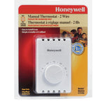 Honeywell Home White Manual Line Voltage Baseboard Thermostat (CT410A1001/E1)