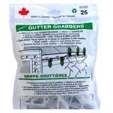 Shingle and Gutter Light Clips - Clear, 25 Pack