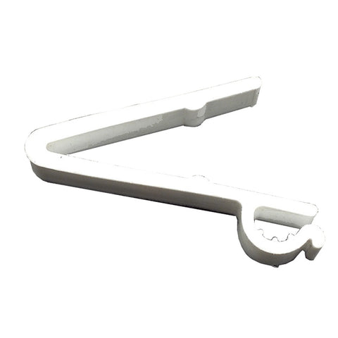 Light Wedge Clips - White, 25 Pack