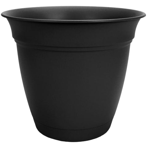 12" Eclipse Round Planter - Black